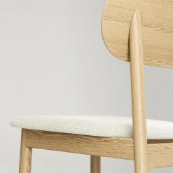 Elephant Stol, Naturlig Ek / Svart Läder