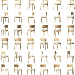 Elephant Stol, Naturlig Ek / Svart Läder