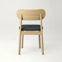 Elephant Stol, Naturlig Ek / Svart Läder