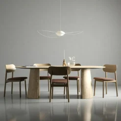 Elephant Stol, Naturlig Ek / Svart Läder