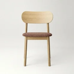 Elephant Stol, Naturlig Ek / Svart Läder