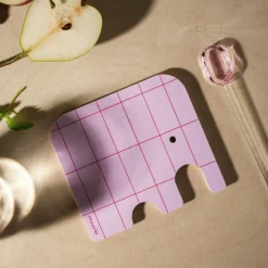 Elephant Underlägg 10x11 cm, Blå