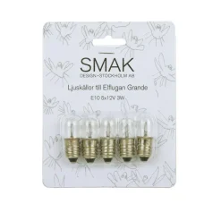 Smak Design Ljuskällor-Elflugan Grande Ljuskälla E10 3W , 5-pack