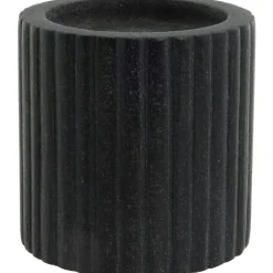 Eliana Ljusstake Marmor Svart 10 cm