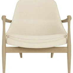 Audo Copenhagen Fåtöljer-Elizabeth Fåtölj, Naturlig Ek / Dunes Cognac Läder