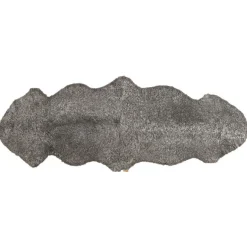 Ella Korthårigt Fårskinn 200x60cm, Grågrafit