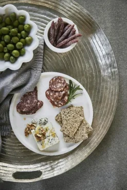 Ellia Serveringsbricka Ø25 cm, Vit