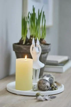 Ellia Serveringsbricka Ø25 cm, Vit