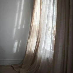 Mimou Gardinlängder-Ellie Gardin Dubbel Bredd 290x290 cm, Natur