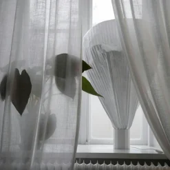 Mimou Gardinlängder-Ellie Gardin Dubbel Bredd 290x290 cm, Natur