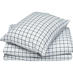 Elliot Örngott 50x60 cm, Mörkgrå / Grå / Vit