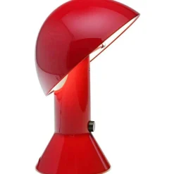 Martinelli Luce Skrivbordslampor|Bordslampor-Elmetto Bordslampa, Rubinröd