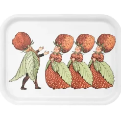 Elsa Beskow Bricka 20x27 cm, The Strawberry Family