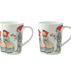 Design House Stockholm Glöggmuggar|Julserviser-Elsa Beskow Glöggmugg 2-pack, Elf family