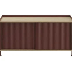 Muuto Skänkar & Sideboards-Enfold Skänk 45x124 cm, Oljad Ek / Deep Red