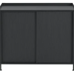 Enfold Skänk 45x100 cm, Oljad Ek / Deep Red