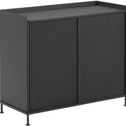 Enfold Skänk 45x100 cm, Oljad Ek / Deep Red