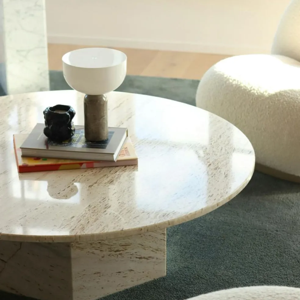 Epic Soffbord Rund 80 cm, Neutral White