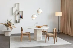 Epic Soffbord Rund 80 cm, Neutral White