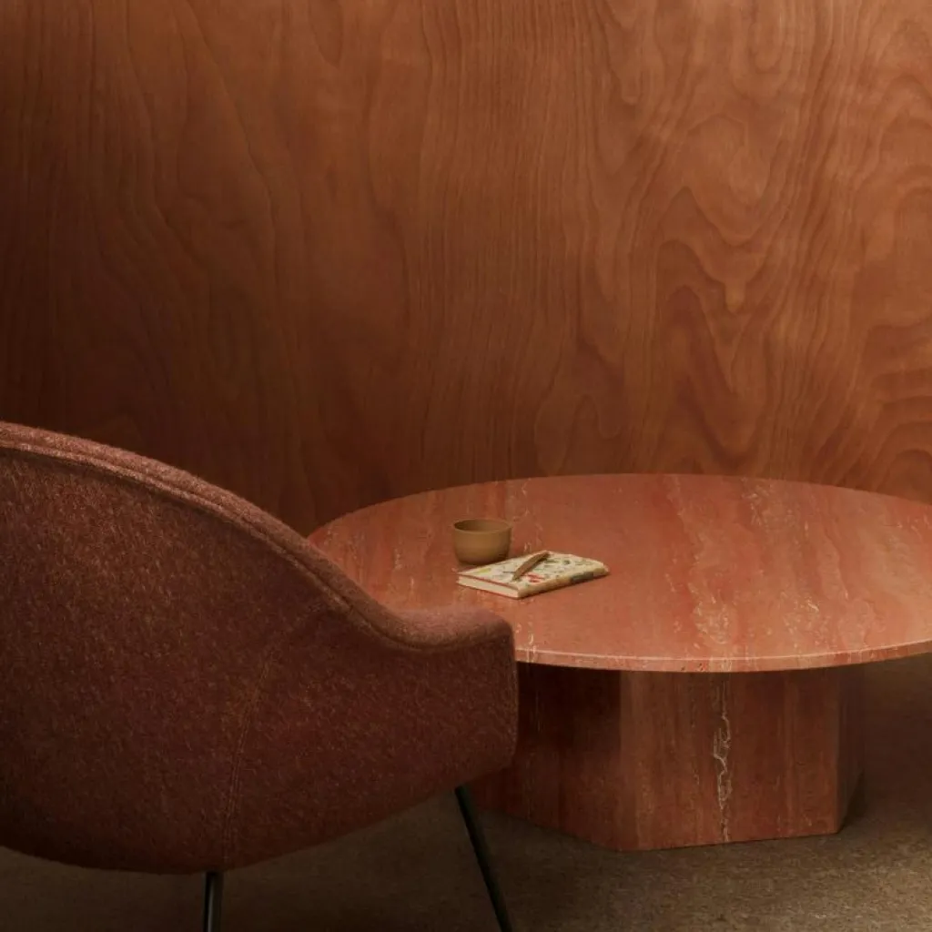 GUBI Soffbord-Epic Soffbord Rund 110 cm, Warm Taupe