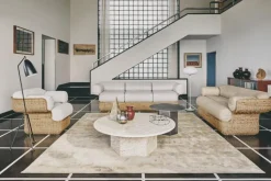 GUBI Soffbord-Epic Soffbord Rund 110 cm, Warm Taupe