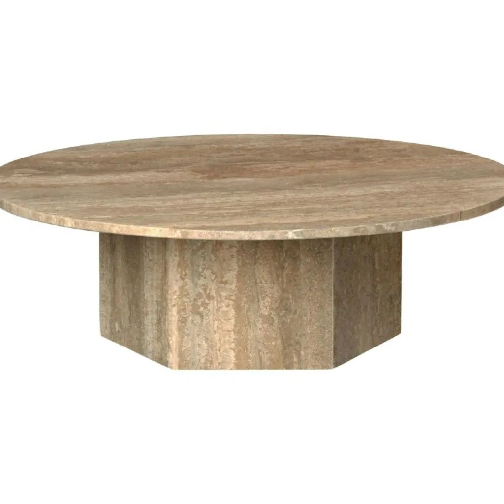 GUBI Soffbord-Epic Soffbord Rund 110 cm, Warm Taupe