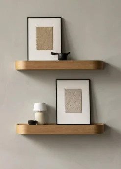 Audo Copenhagen Vägghyllor-Epoch Hylla 79 cm, Naturlig Ek / Dimma