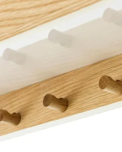 Epoch Hylla Med Klädhängare 118 cm, Naturlig Ek / Fog