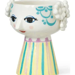 Bjørn Wiinblad Ljuslyktor-Eva Ljusstake 9,5 cm, Ljusblå