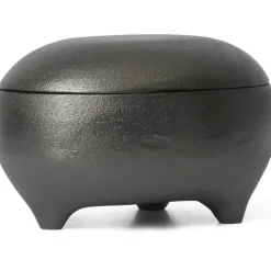 Evoke Ljus Med Dubbel Veke, Svärtad Aluminium