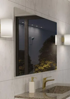 Herstal Vägglampor-Evoke Vägglampa 180 mm, Satin Brass / Opalglas