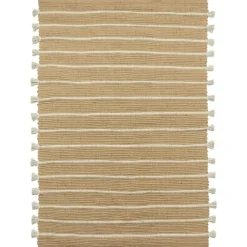 Broste Copenhagen Jutemattor-Ezra Matta 70x140 cm, Svart