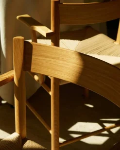 Brdr. Krüger Stolar-F Karmstol, Oljad Ek / Neutralt Papperssnöre