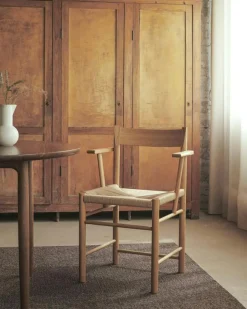 Brdr. Krüger Stolar-F Karmstol, Oljad Ek / Neutralt Papperssnöre