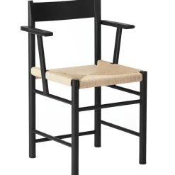 Brdr. Krüger Stolar-F Karmstol, Oljad Ek / Neutralt Papperssnöre