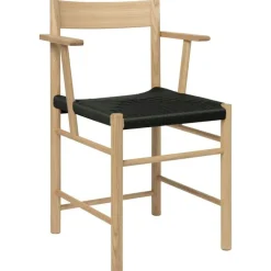 F Karmstol, Oljad Ek / Svart Vävband