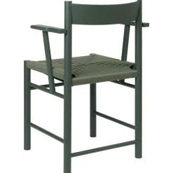 F Karmstol, Oljad Ek / Svart Vävband