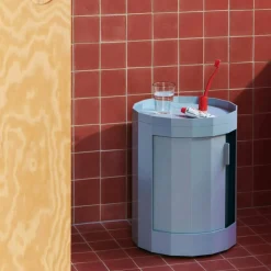 Facet Skåp Låg, Eggshell