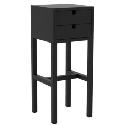 Falsterbo Sängbord Högt, Vitlack