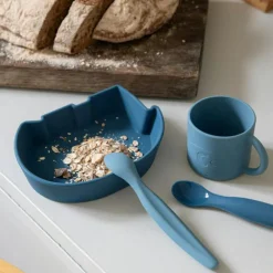 Barn Sebra Barntallrikar-Fanto Skål, Blå