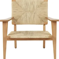 GUBI Loungefåtöljer & Utefåtöljer|Trädgårdsstolar-F-Chair Outdoor Loungestol Teak