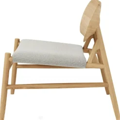 Ferdinand Loungefåtölj, Mörkoljad Ek / Läder Brandy