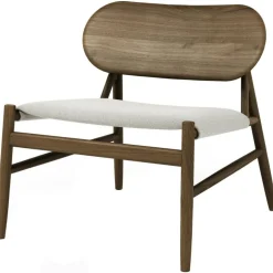 Ferdinand Loungefåtölj, Mörkoljad Ek / Läder Brandy