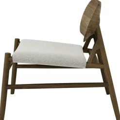 Ferdinand Loungefåtölj, Mörkoljad Ek / Läder Brandy