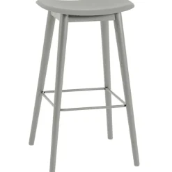 Muuto Barstolar & Barpallar-Fiber Barstol Trä 75 cm, Naturvit / Ek