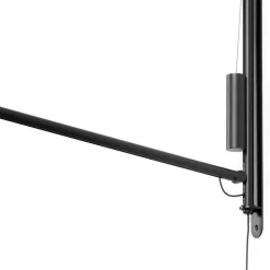 HAY Vägglampor-Fifty-Fifty Vägglampa, Soft black