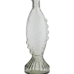 Fish Glasvas 30 cm, Blå