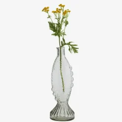 Fish Glasvas 30 cm, Blå