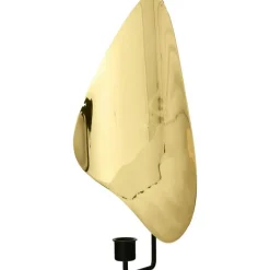 Flambeau Väggljushållare, Grå/Bronserad Mässing