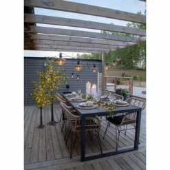 Star Trading Led-Ljus-Flamme Blockljus LED Utomhus , 32,5 cm